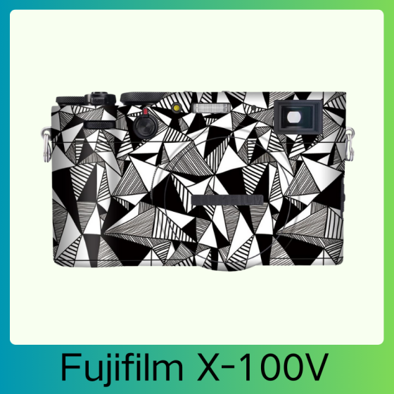 Corpo da Fujifilm X-100V  - Pele câmera, adesivo câmera - com alta resistência a arranhões, à prova d'água e com design elegante.